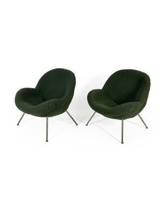 Egg Lounge Chairs by Fritz Neth for Correcta Germany, 1950s, Set of 2-MTU-1797625