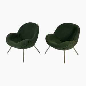 Egg Lounge Chairs by Fritz Neth for Correcta Germany, 1950s, Set of 2-MTU-1797625