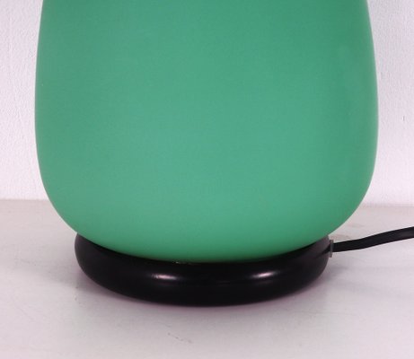 Egg-Shaped Table Lamp in Green Murano Glass-SN-1248731