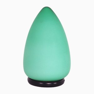 Egg-Shaped Table Lamp in Green Murano Glass-SN-1248731