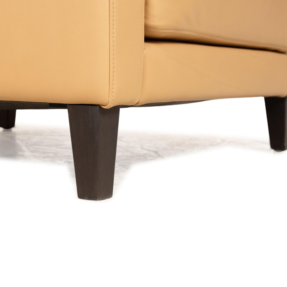 Ego Leather Armchair in Cream from Rolf Benz