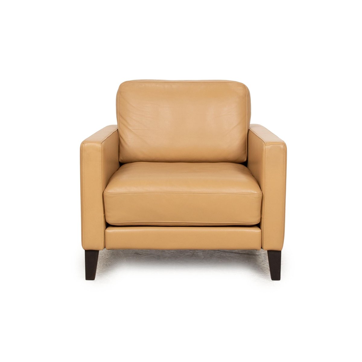 Ego Leather Armchair in Cream from Rolf Benz