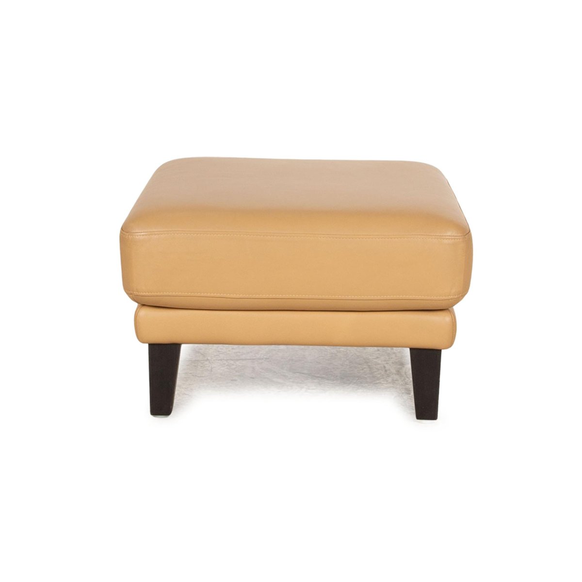 Ego Leather Stool in Cream from Rolf Benz