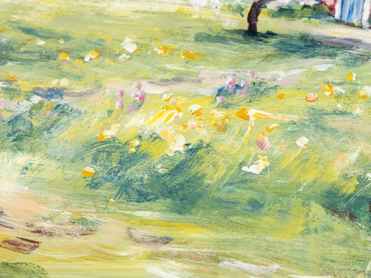 Egon Lennart Karlsson, Swedish Spring, Oil on Panel, Framed-GPP-1126533