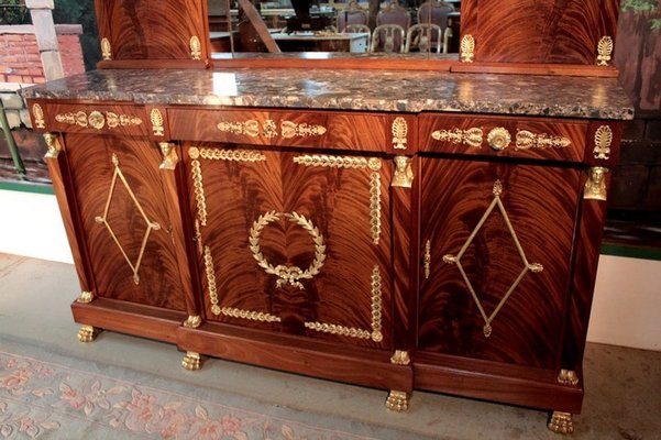 Egyptian Revival Sideboard in Mahogany, 20th Century-RVK-1111661