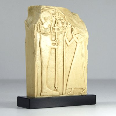 Egyptian Sculpture in Epoxy Resin & Marble-GIW-1196322