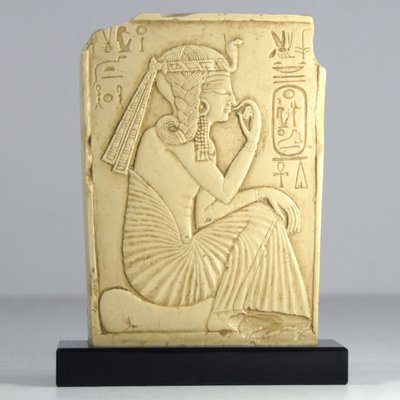 Egyptian Sculpture in Epoxy Resin & Marble-GIW-1196322