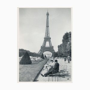 Eiffel Tower, 1950s, Black & White Photograph-DYV-1194393