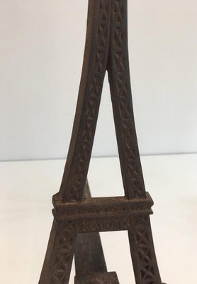 Eiffel Tower Cast Iron Andirons, France, 1900s, Set of 2-BA-658335