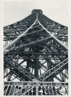 Eiffel Tower, France, 1950s, Black & White Photograph-DYV-1233970