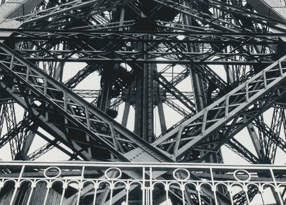 Eiffel Tower, France, 1950s, Black & White Photograph-DYV-1233970