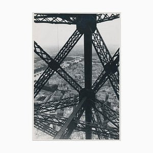 Eiffel Tower, France, 1950s, Black & White Photograph-DYV-1233972