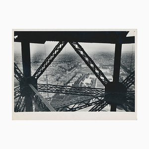 Eiffel Tower, France, 1950s, Black & White Photograph-DYV-1233969