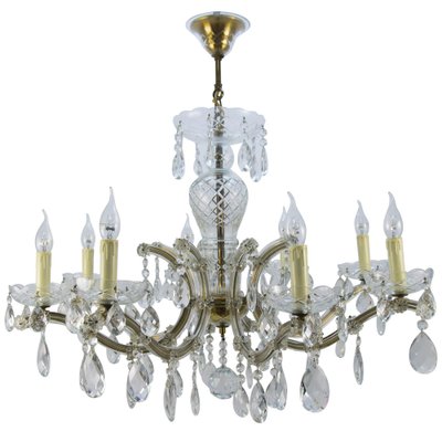 Eight-Light Crystal Chandelier in the Style of Maria Theresa-KEG-1086717