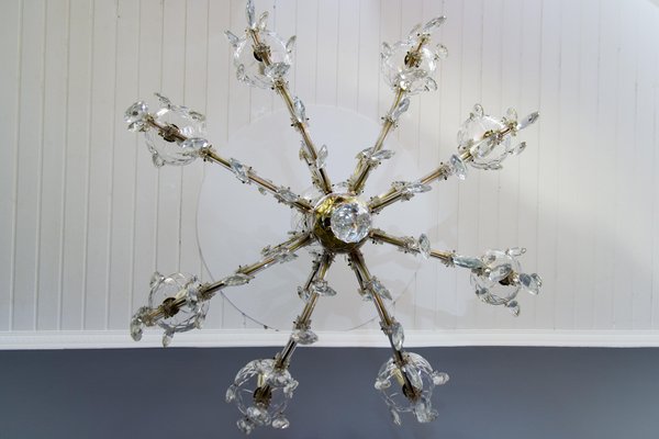 Eight-Light Crystal Chandelier in the Style of Maria Theresa-KEG-1086717