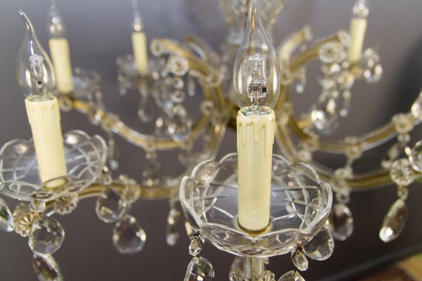 Eight-Light Crystal Chandelier in the Style of Maria Theresa-KEG-1086717