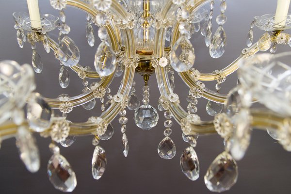 Eight-Light Crystal Chandelier in the Style of Maria Theresa-KEG-1086717