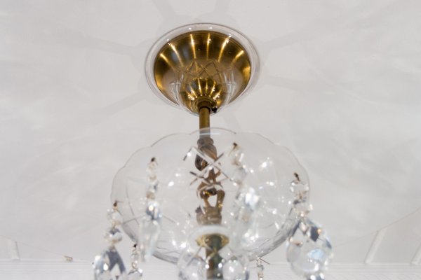 Eight-Light Crystal Chandelier in the Style of Maria Theresa-KEG-1086717