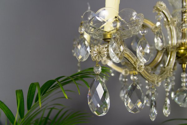 Eight-Light Crystal Chandelier in the Style of Maria Theresa-KEG-1086717