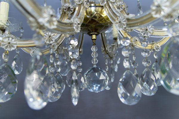 Eight-Light Crystal Chandelier in the Style of Maria Theresa-KEG-1086717