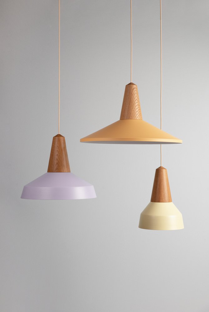 Eikon Basic Wax Pendant Lamp in Oak from Schneid Studio