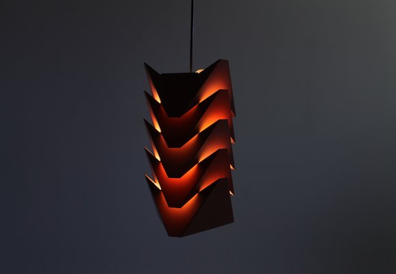 Ekko Metal Pendant Lamp by Louis Weisdorf for Lyfa, 1970s-XT-1393887