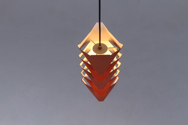 Ekko Metal Pendant Lamp by Louis Weisdorf for Lyfa, 1970s-XT-1393887