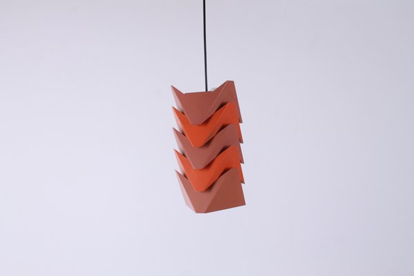 Ekko Metal Pendant Lamp by Louis Weisdorf for Lyfa, 1970s-XT-1393887