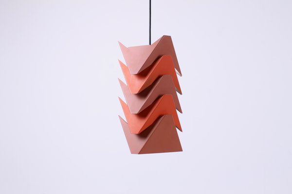 Ekko Metal Pendant Lamp by Louis Weisdorf for Lyfa, 1970s-XT-1393887