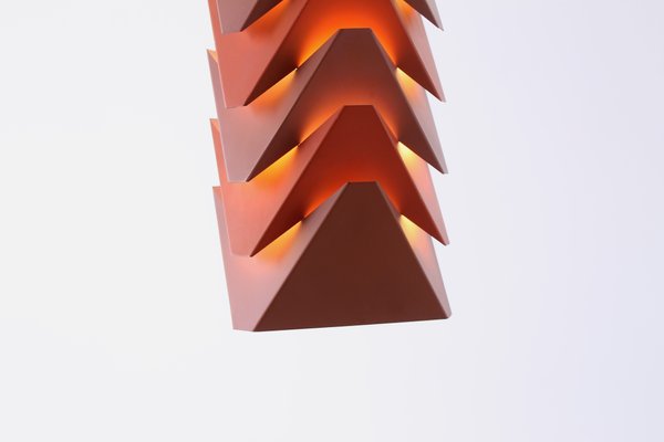 Ekko Metal Pendant Lamp by Louis Weisdorf for Lyfa, 1970s-XT-1393887