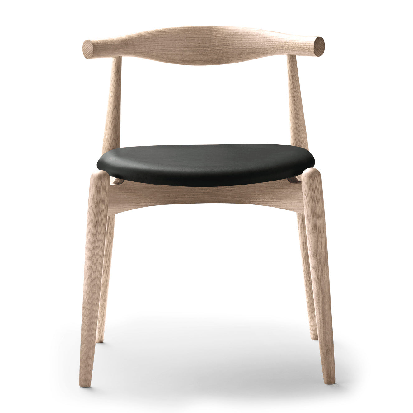 CH20 | Elbow Chair by Carl Hansen & Søn #Oak / White Oiled / Leather Thor 359