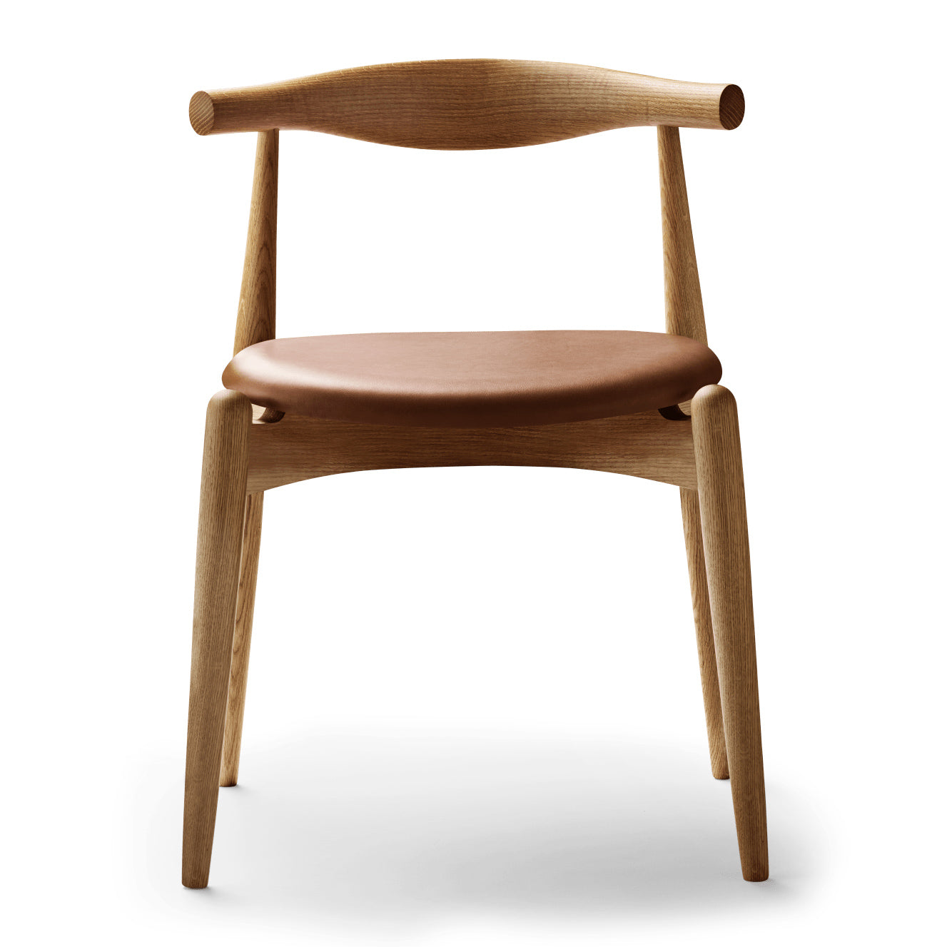 CH20 | Elbow Chair by Carl Hansen & Søn #Oak / Oiled / Leather Sif 95