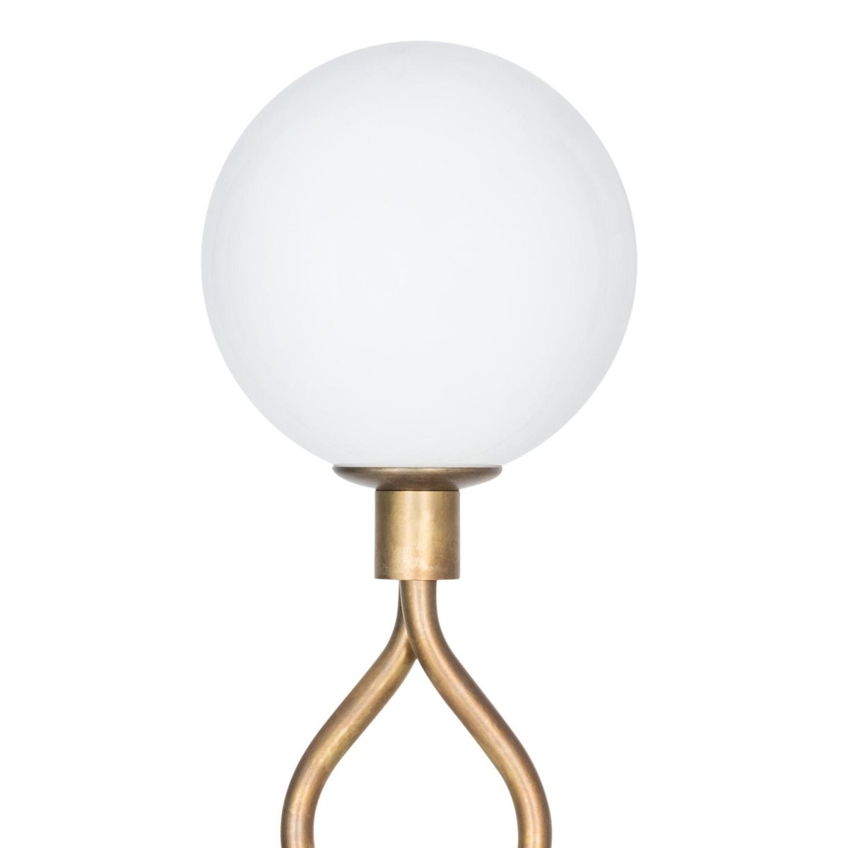 Eld Klot Brass Table Lamp by Lisa Hilland for Konsthantverk Tyringe