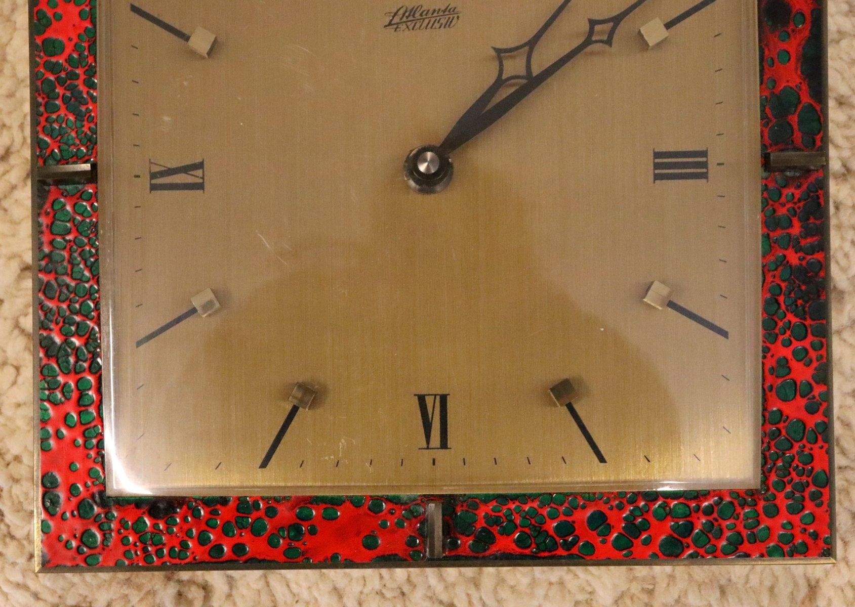 Electric Wall Clock from Atlantic, 1970s