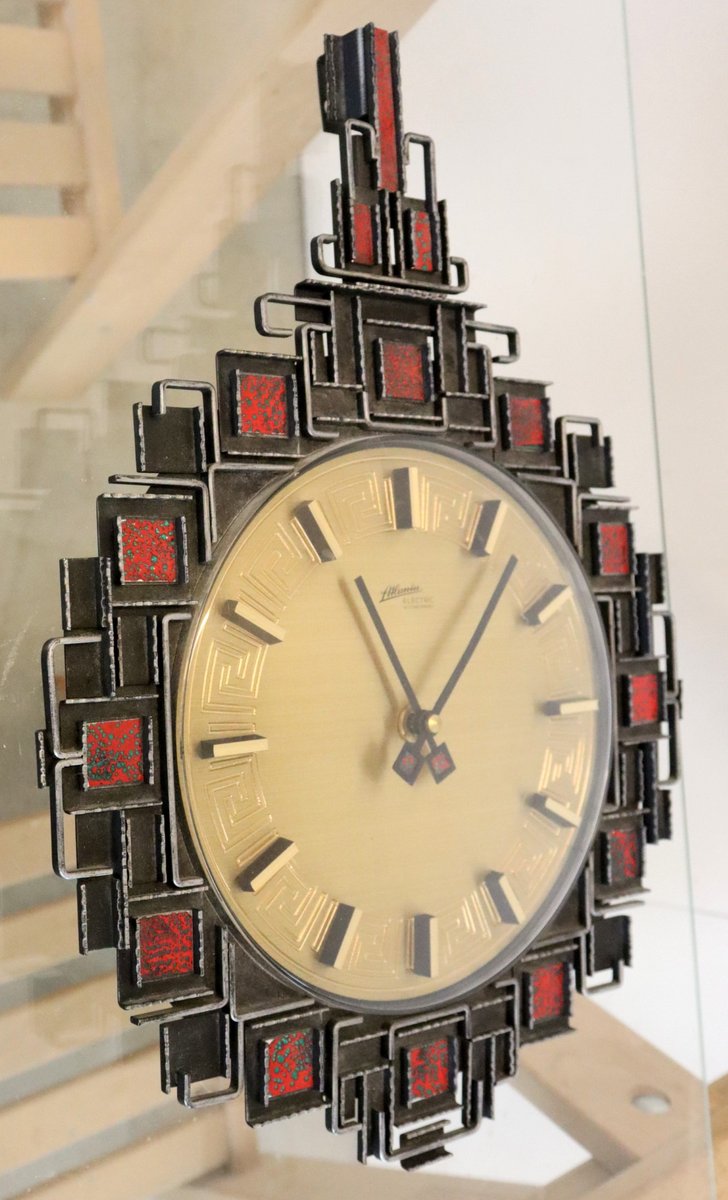 Electric Wall Clock from Atlantic, 1970s