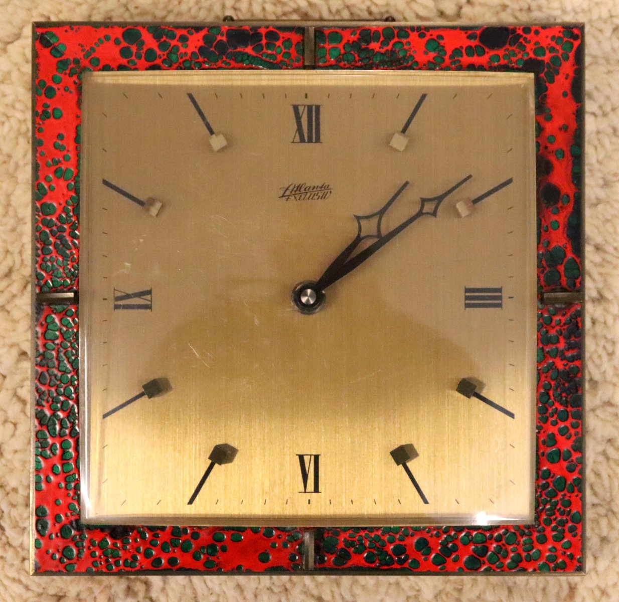 Electric Wall Clock from Atlantic, 1970s