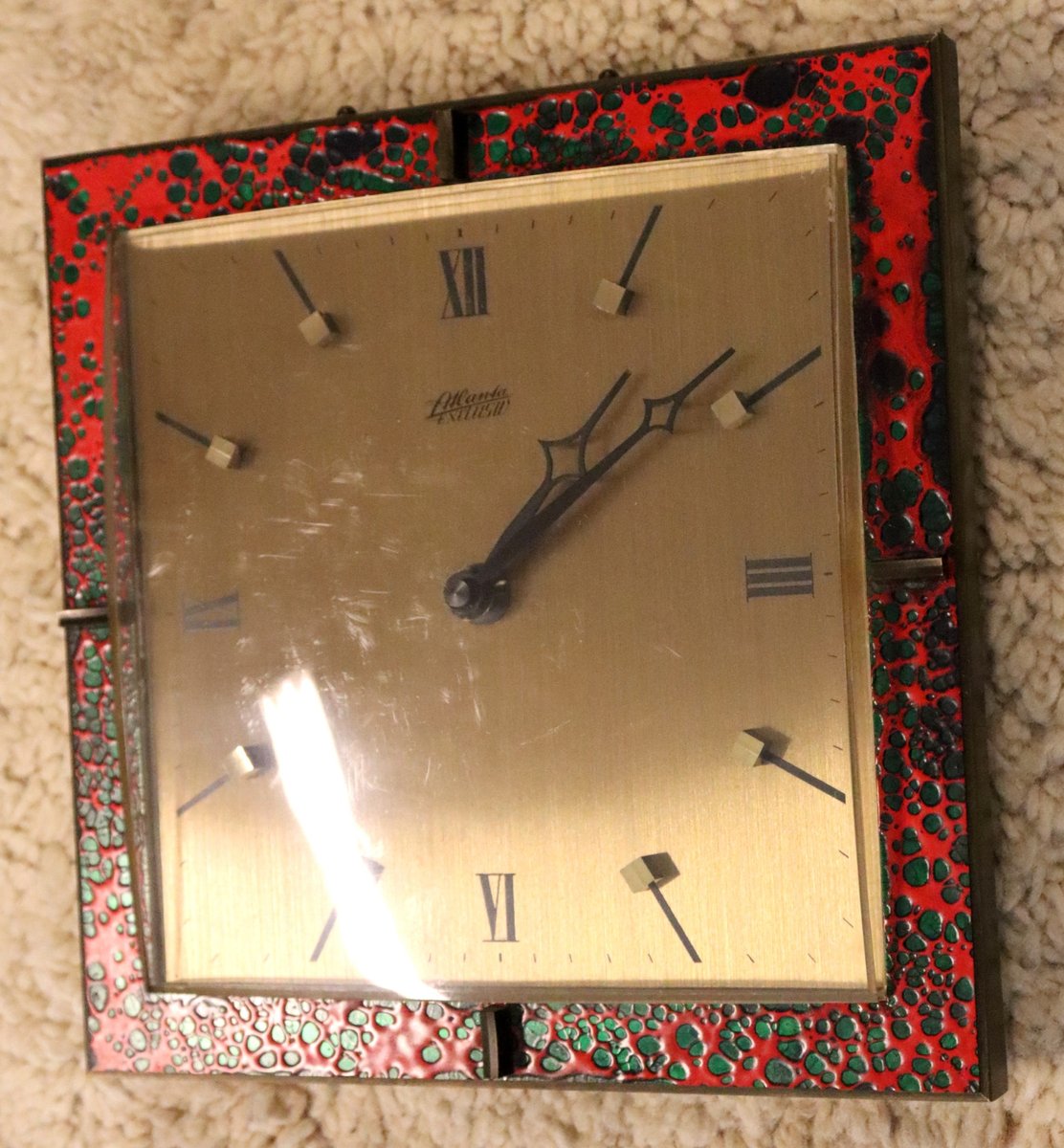 Electric Wall Clock from Atlantic, 1970s