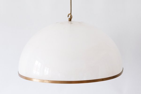 Elegant Mid-Century Modern Acrylic Glass Pendant Lamp, 1970s-WPT-904621