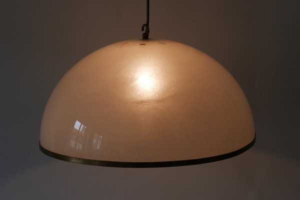 Elegant Mid-Century Modern Acrylic Glass Pendant Lamp, 1970s-WPT-904621