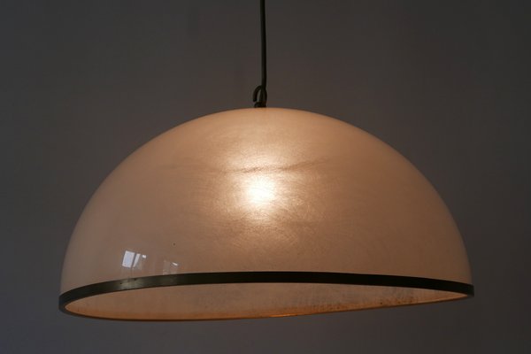 Elegant Mid-Century Modern Acrylic Glass Pendant Lamp, 1970s-WPT-904621