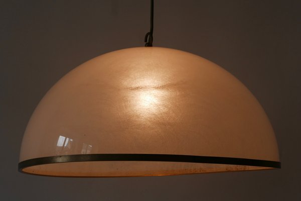 Elegant Mid-Century Modern Acrylic Glass Pendant Lamp, 1970s-WPT-904621