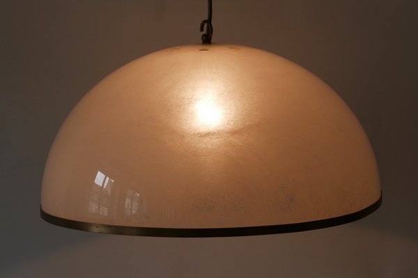 Elegant Mid-Century Modern Acrylic Glass Pendant Lamp, 1970s-WPT-904621