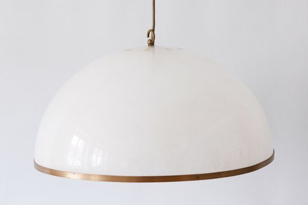 Elegant Mid-Century Modern Acrylic Glass Pendant Lamp, 1970s-WPT-904621