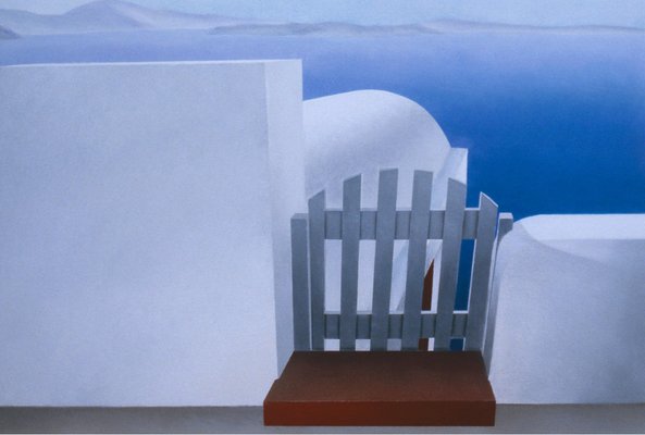 Elena Borstein, Red Step, 1993, Pastel on Paper-CHG-2030415