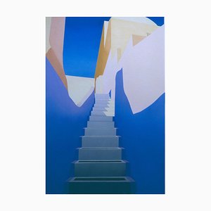 Elena Borstein, Thira Stairway, 1994, Pastel on Paper-CHG-2030418