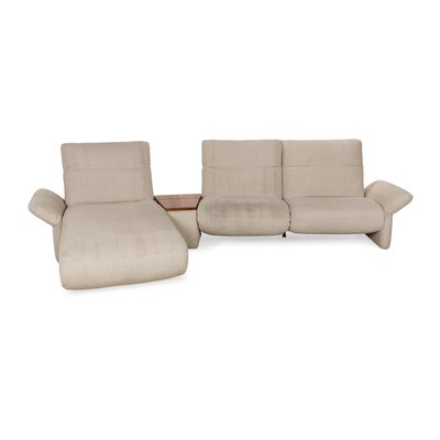 Elena Fabric Corner Sofa in Left Cream Beige from Koinor-RQW-2021992