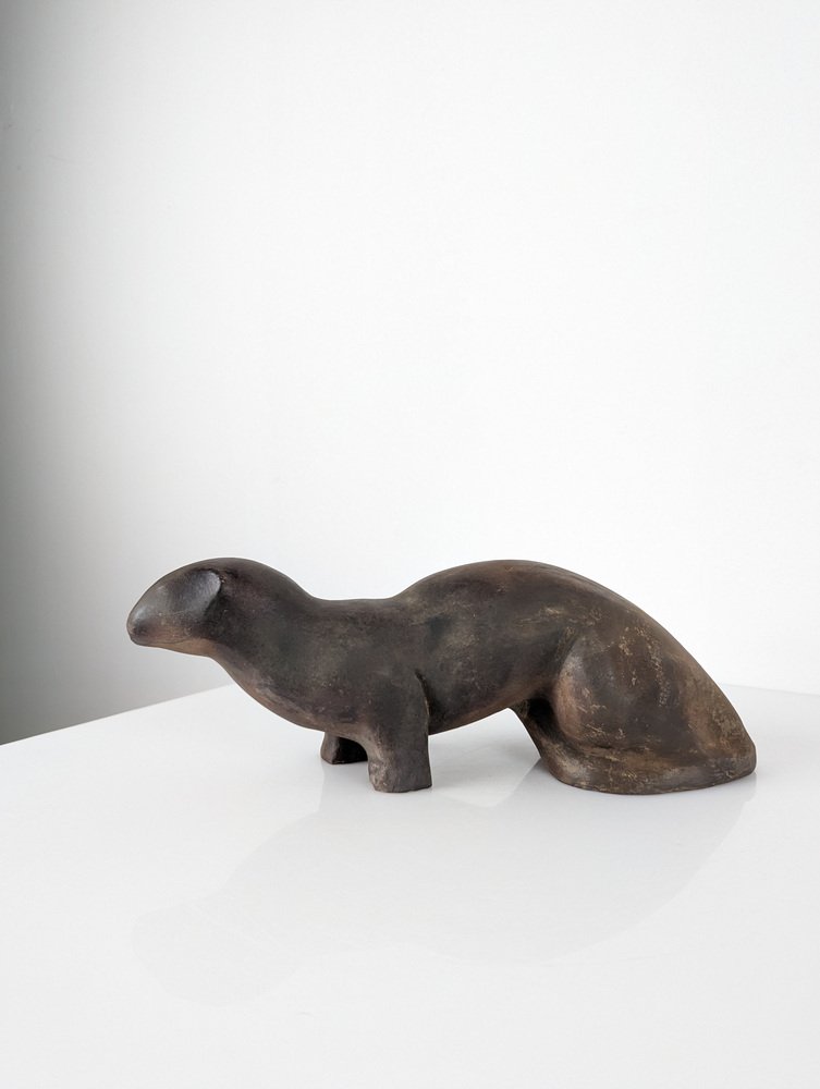 Elena Laverón, Otter, 1980s, Ceramic