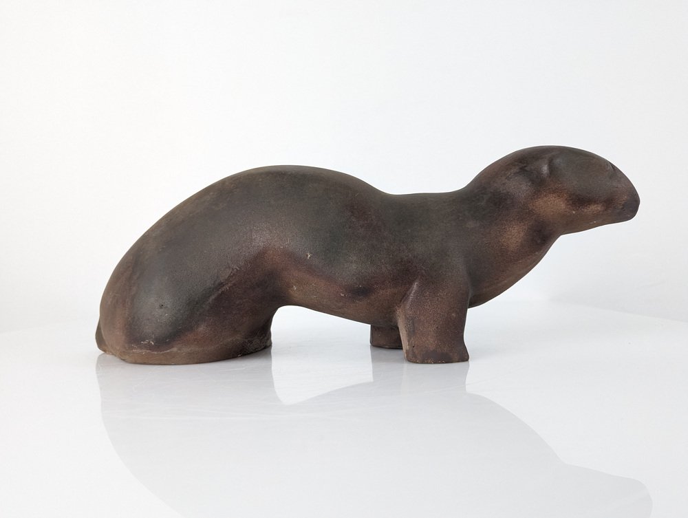 Elena Laverón, Otter, 1980s, Ceramic