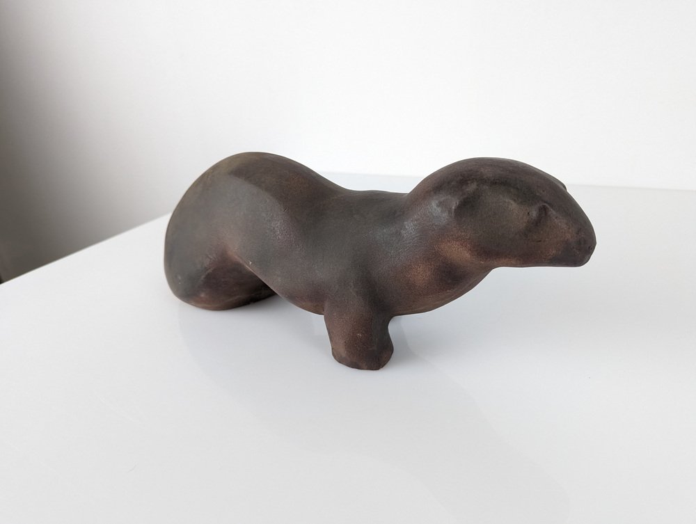 Elena Laverón, Otter, 1980s, Ceramic