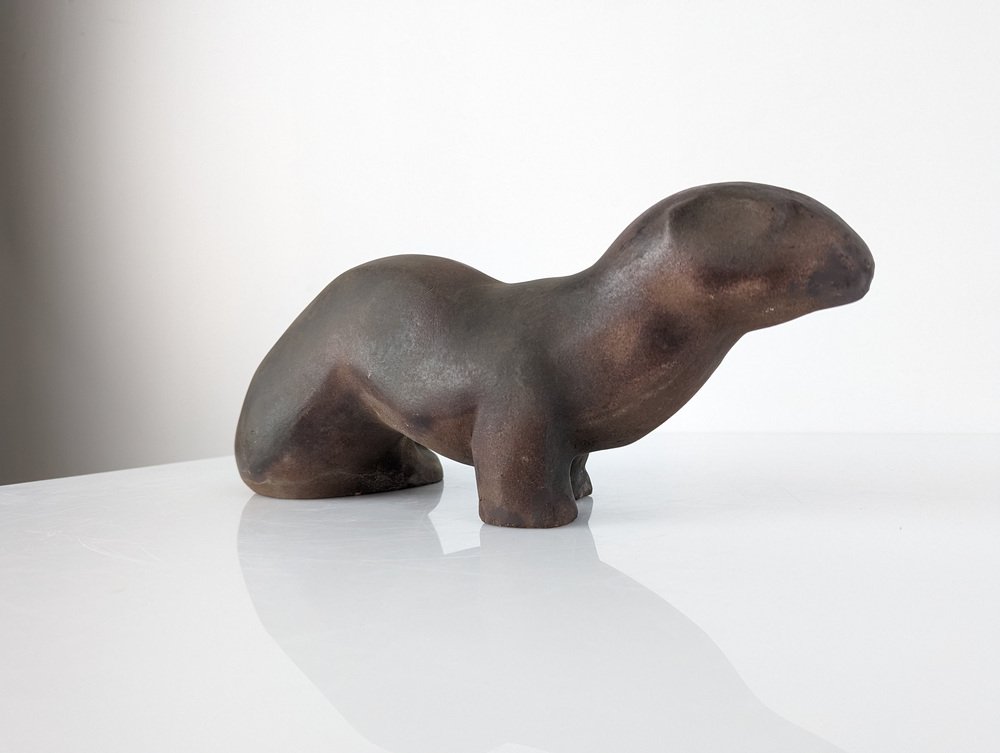 Elena Laverón, Otter, 1980s, Ceramic